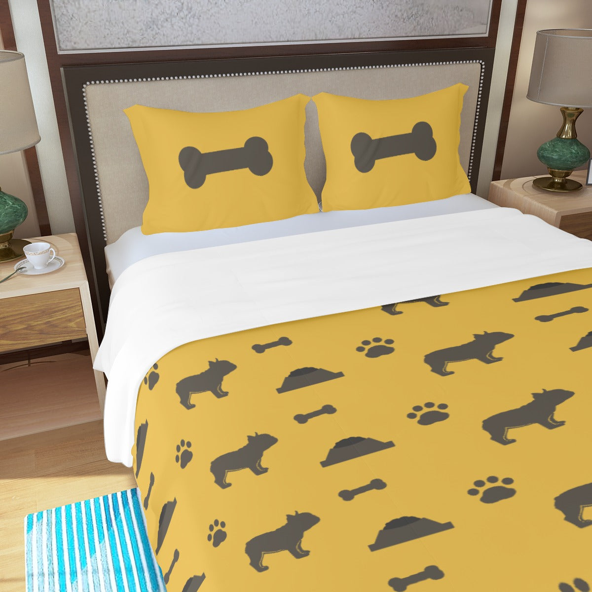 French Bulldog Gigi Bedding Set Cute Frenchie Essential