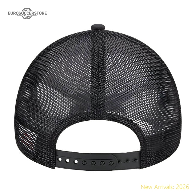 Match-Day 2023-2024 Ac Milan Black + Gold A Frame Trucker Cap