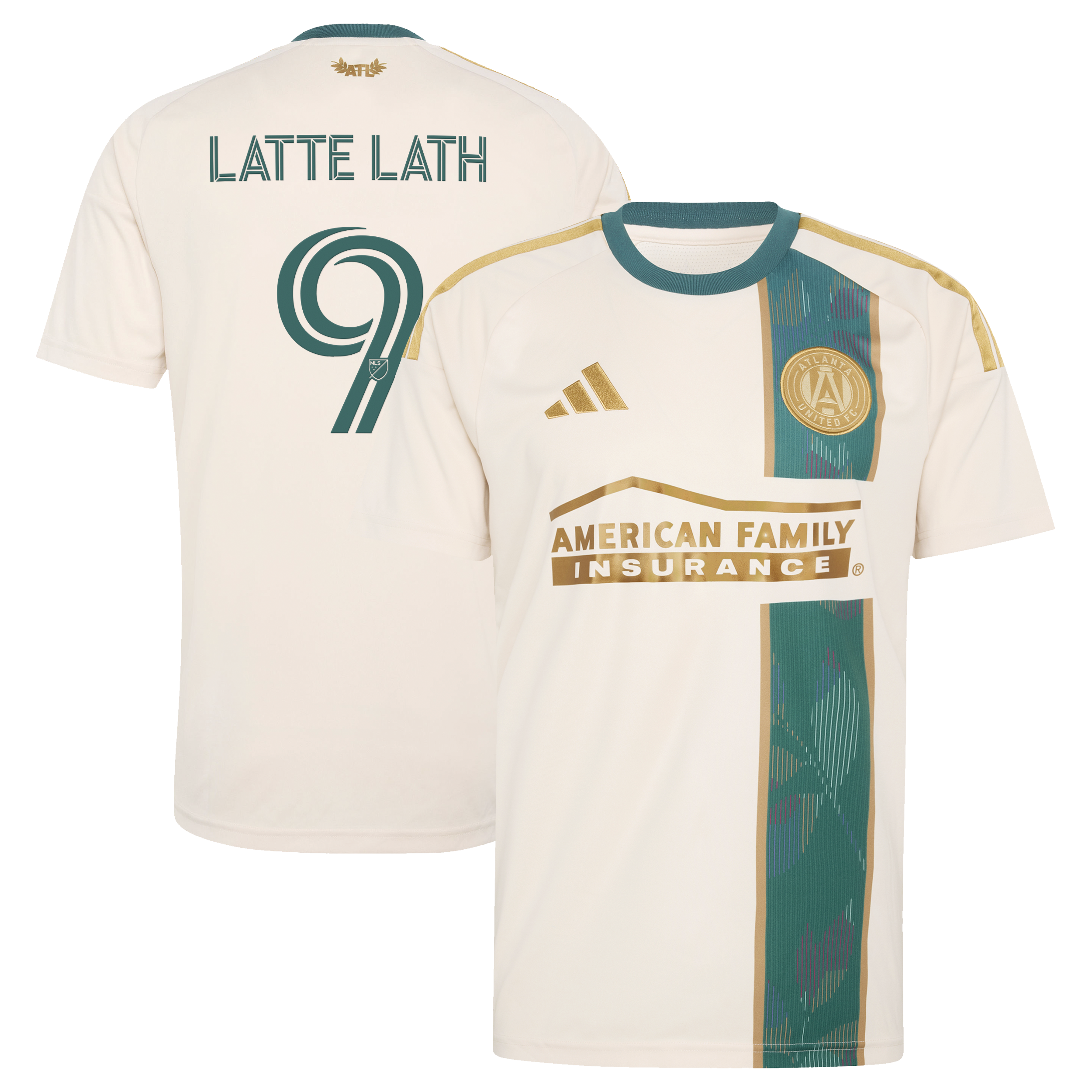 [ESK] Women's Emmanuel Latte Lath Atlanta United FC 2026 Spirit of '96 Replica Jersey - Tan