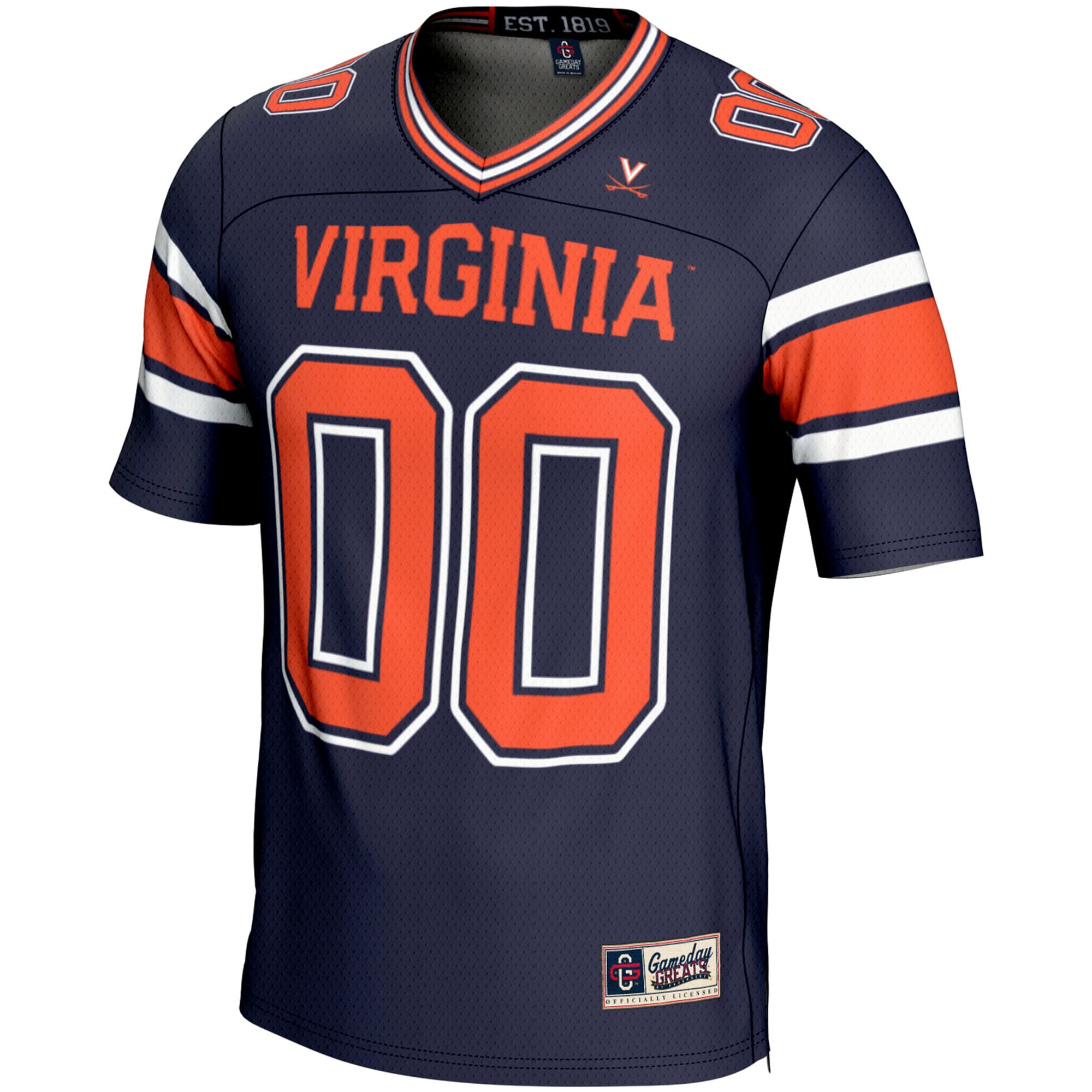 [DDG] Virginia Cavaliers GameDay Greats Youth NIL Pick-A-Player Football Jersey - Navy
