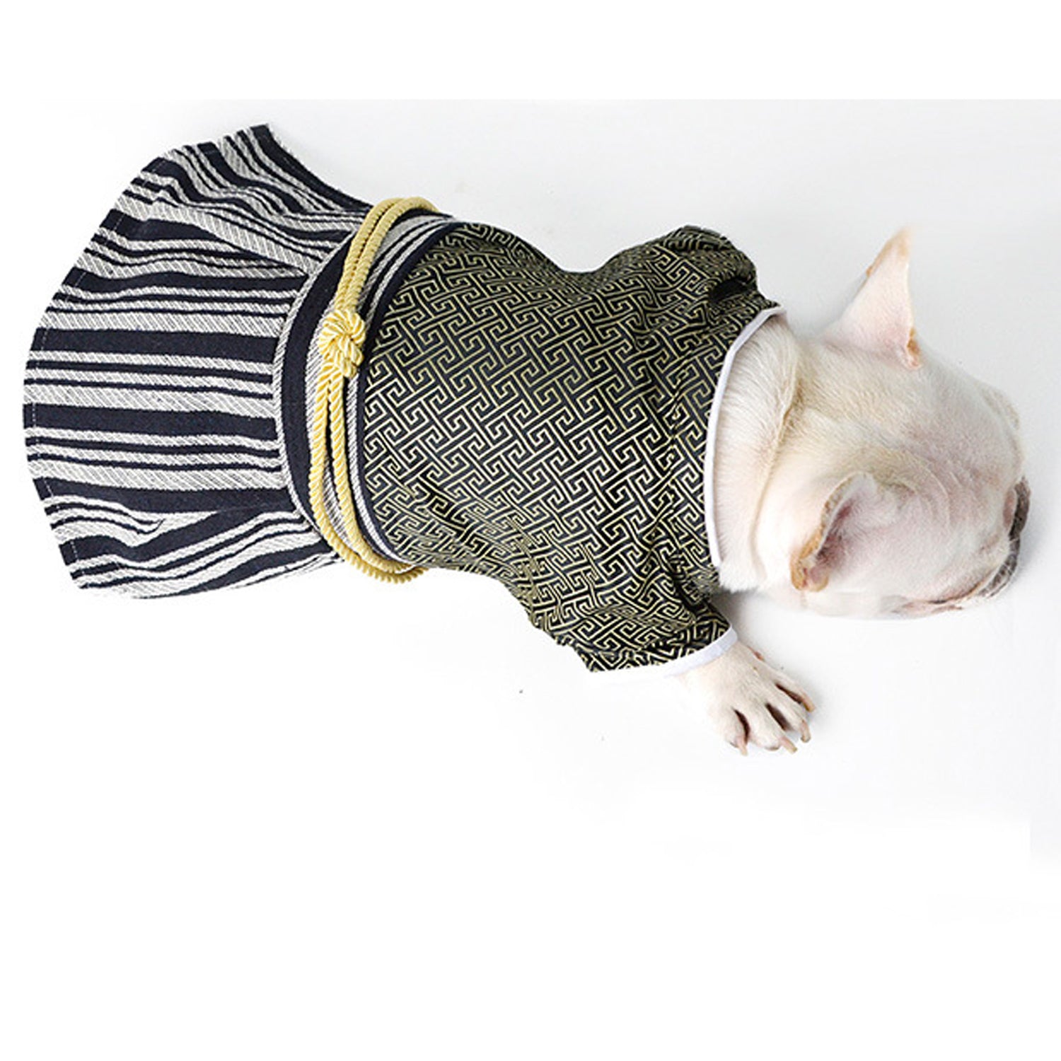 French Bulldog Bushibull Frenchie Kimono Costume – Traditional Samurai