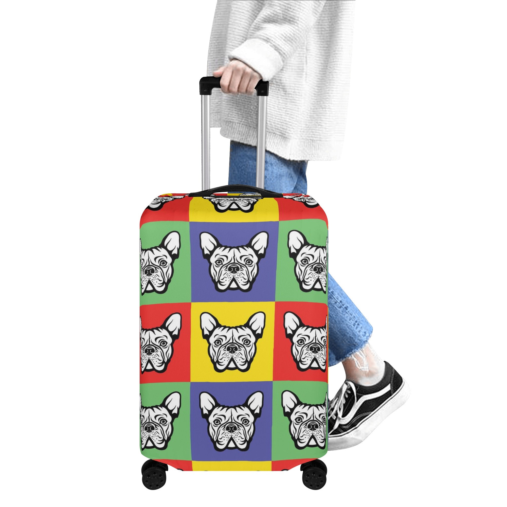 French Bulldog Bella Luggage Cover Useful Frenchie Gear