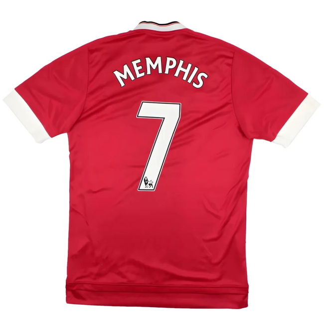 2015-16 Manchester United Home Football Shirt Manchester United Nam...
