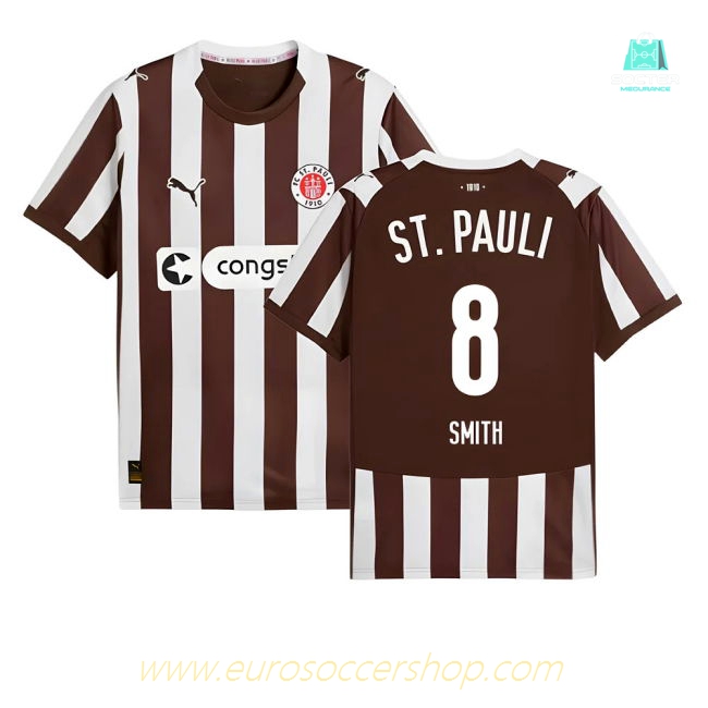 2025-2026 St Pauli Home Shirt (Smith 8)