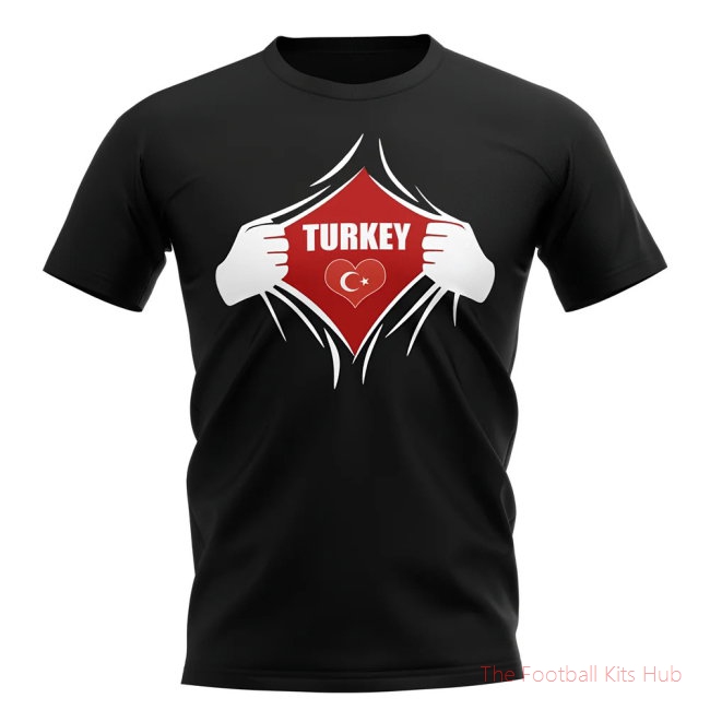 Turkey Chest Badge T-Shirt (Black)