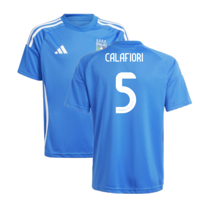 Italy First Team High Performance Home Professional Jersey (Kids)
