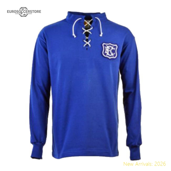 Everton Home 1920s Retro Football Shirt