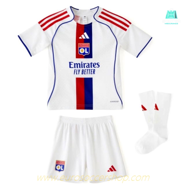 2025-2026 Olympique Lyon Home Mini Kit