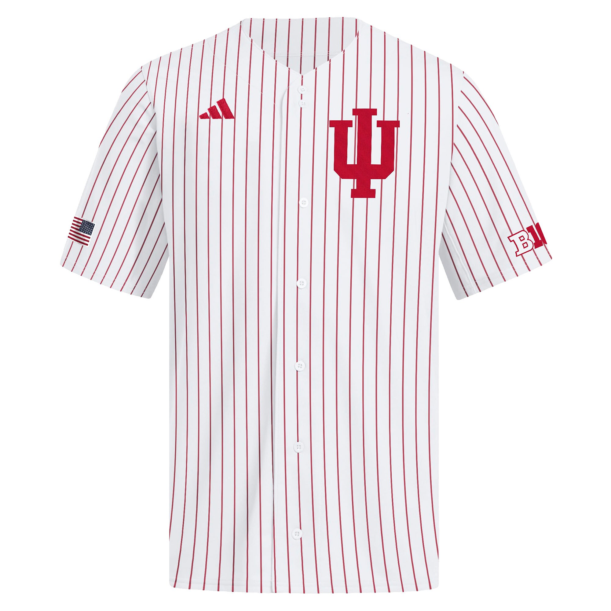 [DDG] Indiana Hoosiers Home Replica Baseball Jersey - White