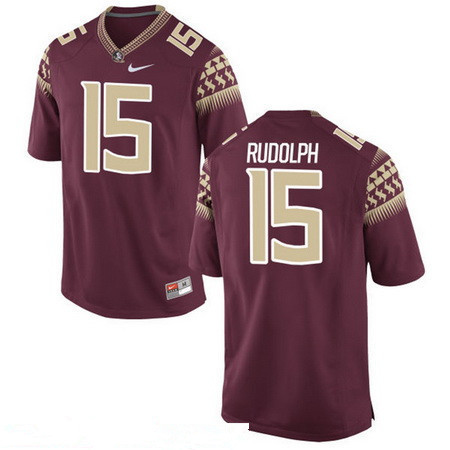 Men's None Red 2016 durabl Travis Rudolph #15 moisture wicking Jersey