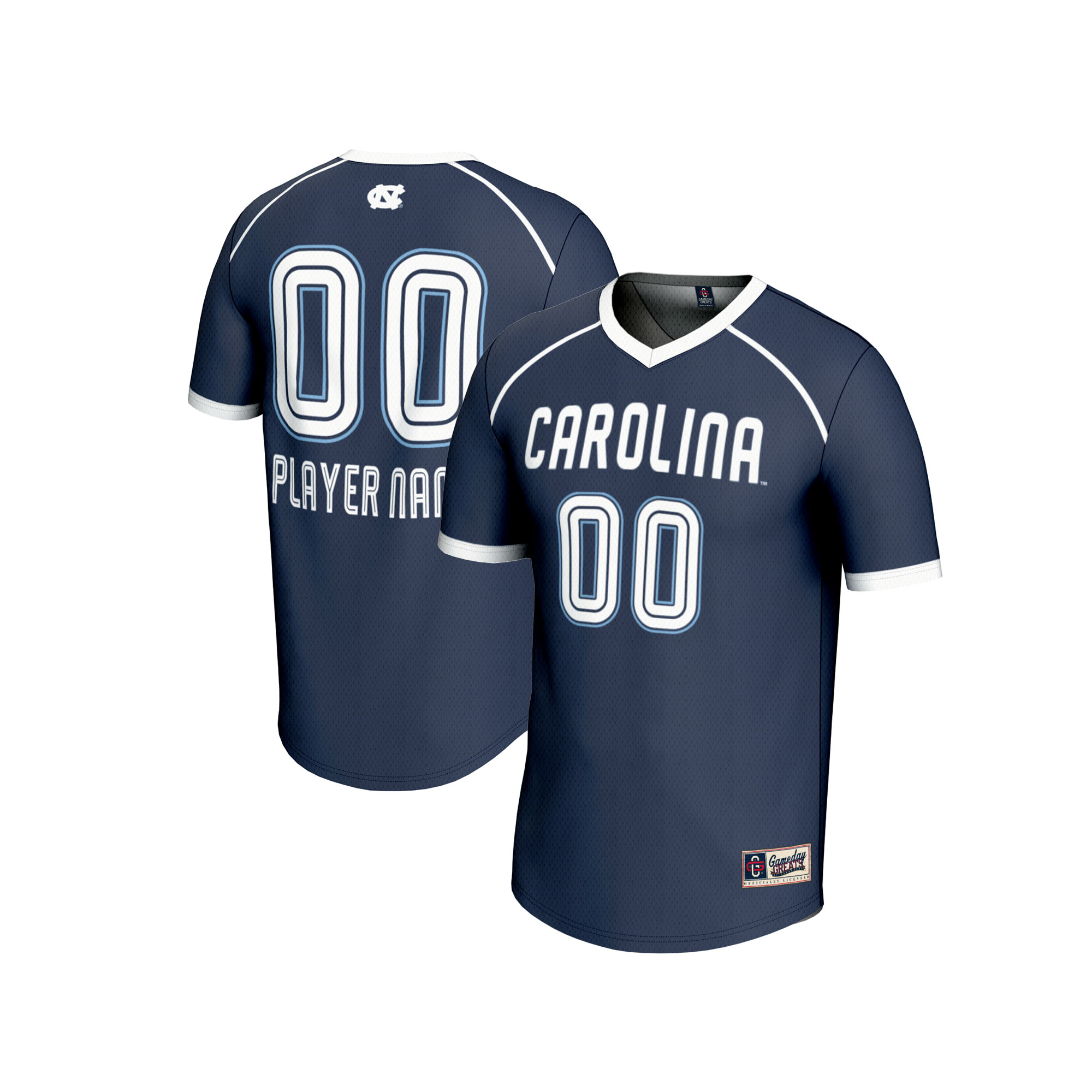 [DDG] North Carolina Tar Heels GameDay Greats Unisex NIL Pick-A-Player Women's Lacrosse Lightweight Jersey - Navy