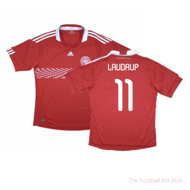 Denmark 2010-11 Home Shirt (M) (Excellent) (Laudrup 11)
