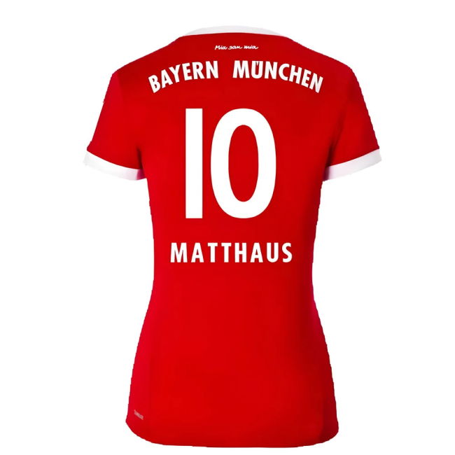 Bayern Womens Home Shirt Xl Excellent Xl Matthaus #10 Premium Qual...