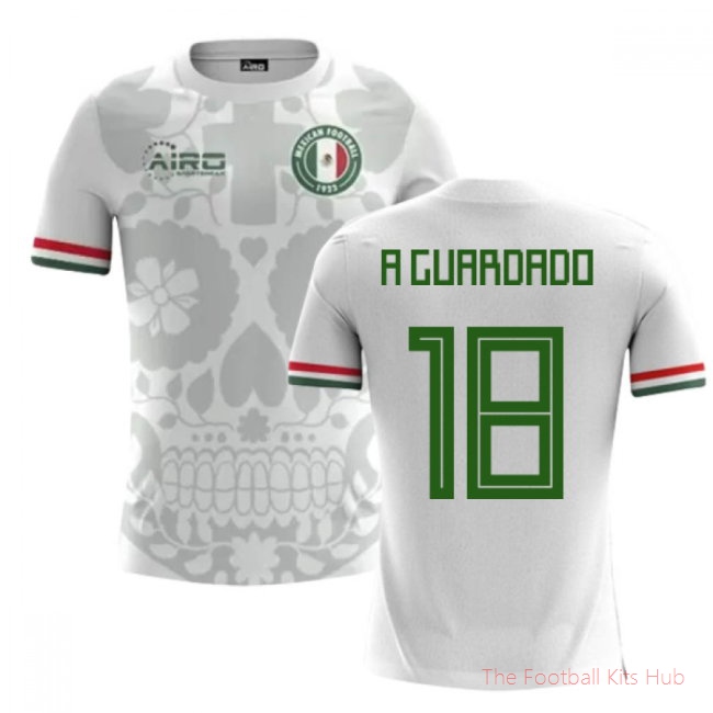 2025-2026 Mexico Away Concept Football Shirt (A.Guardado 18) - Kids