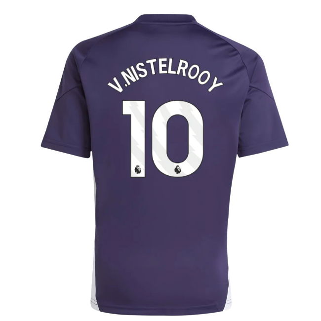 2025-2026 Man Utd Training Jersey (Aurora Plum) - Kids (V.Nistelroo...