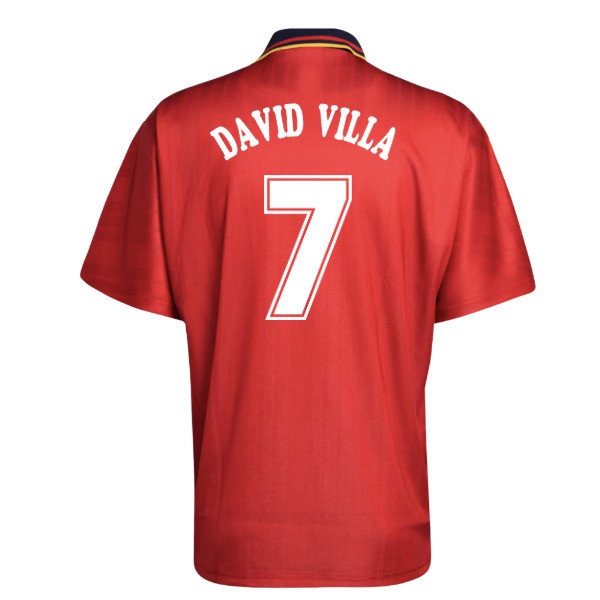 1994 Spain Originals Reissue Home Shirt (DAVID VILLA 7)