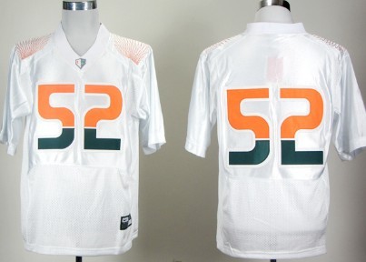 Men's None White 2024 premium Ray Lewis #52 team authorized Jersey