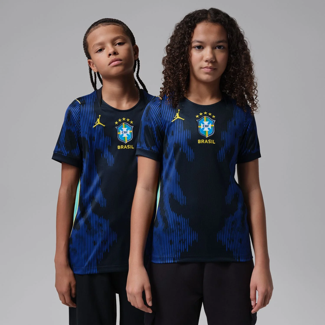 2026 Brazil Away Kids World Cup jersey [JEP]