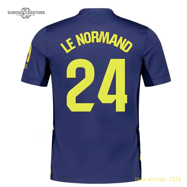 Supporter 2025-2026 Atletico Madrid Away Shirt (Le Normand 24)
