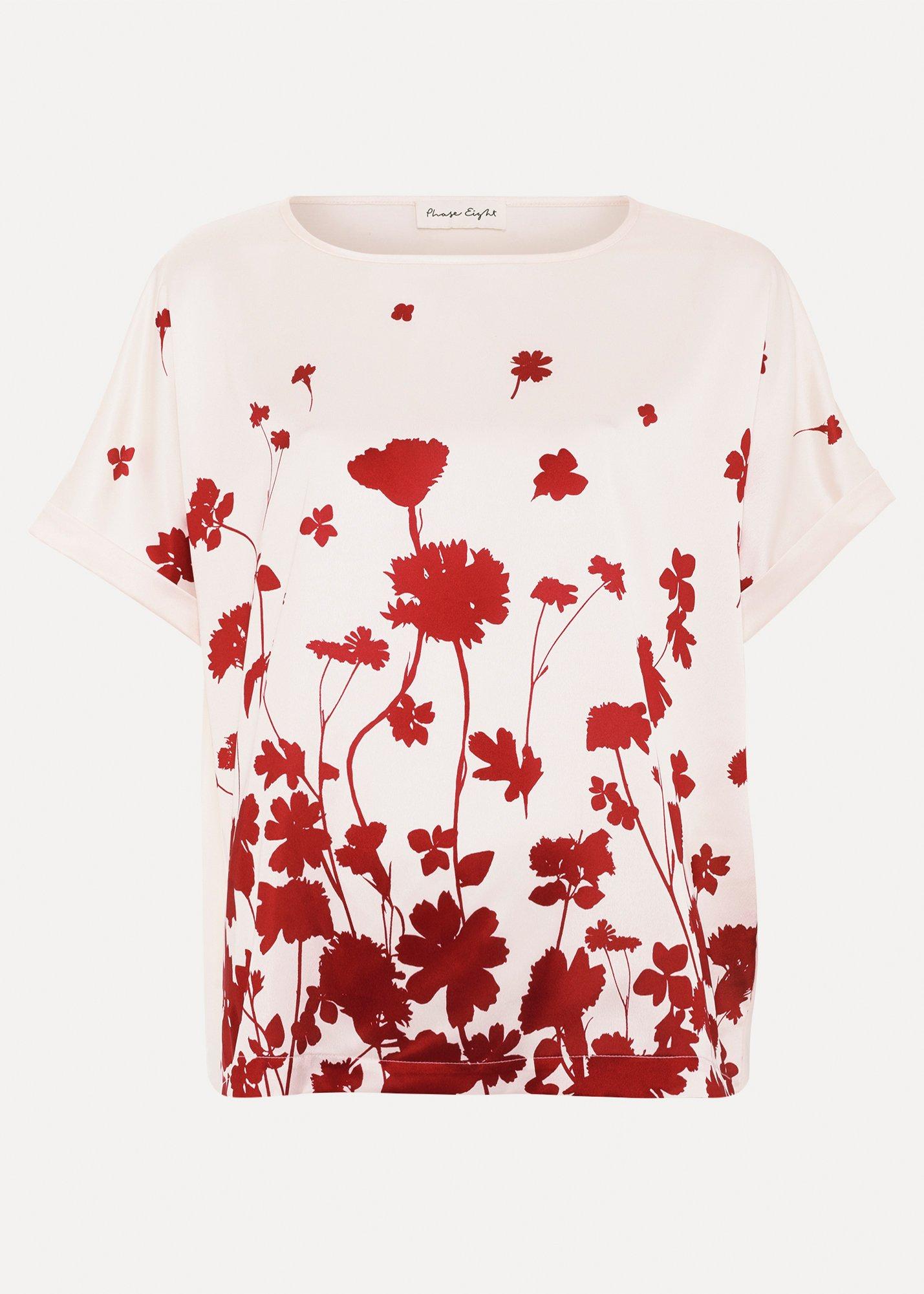 Marion Ivory Floral Printed Top