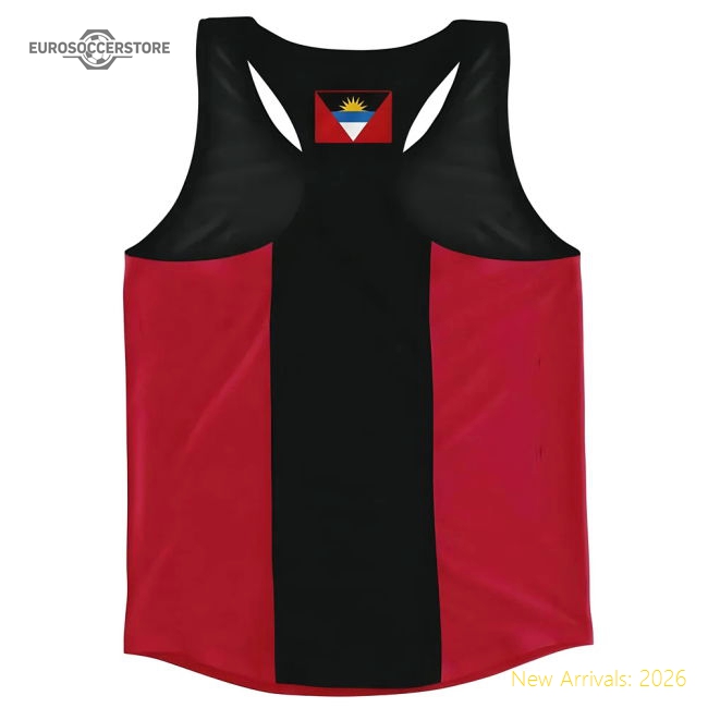Antigua And Barbados Flag Running Vest - Match Quality - World Cup Edition