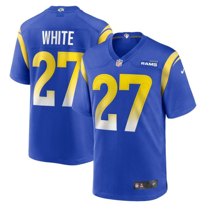 Men's Los Angeles Rams Tre'Davious White Nike Royal Team...