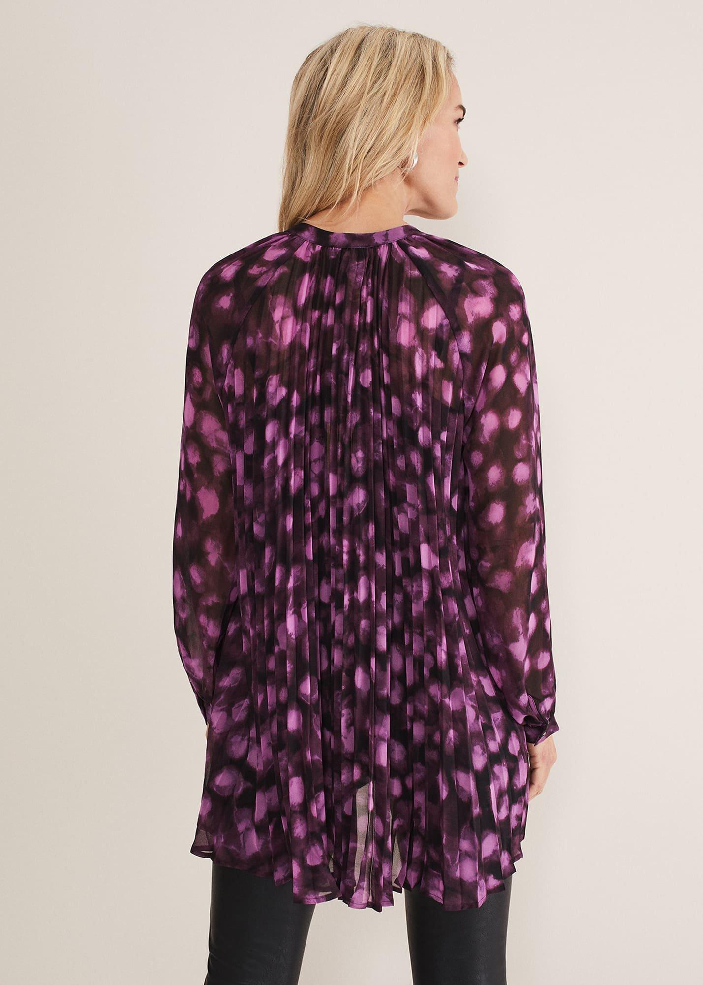 Rhian Chiffon Tunic Blouse