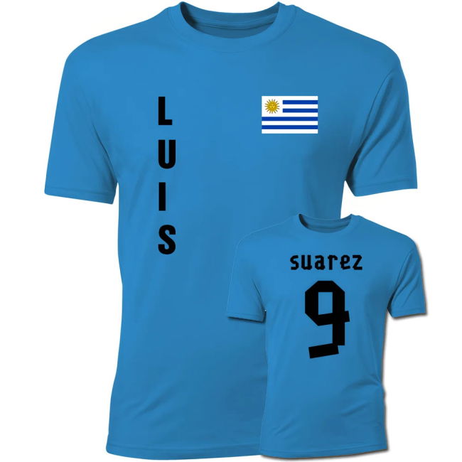 Uruguay Football Squad Fashionable Home Soccer Jersey (1)