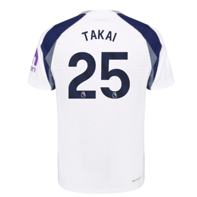 2025-2026 Tottenham Hotspur Authentic Home Kit (Takai 25)