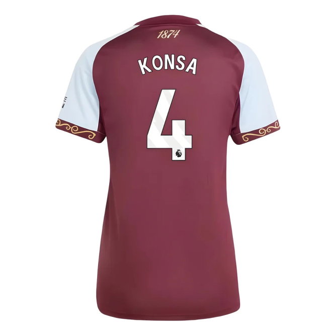Aston Villa Home Shirt 2025-2026 edition (Ladies