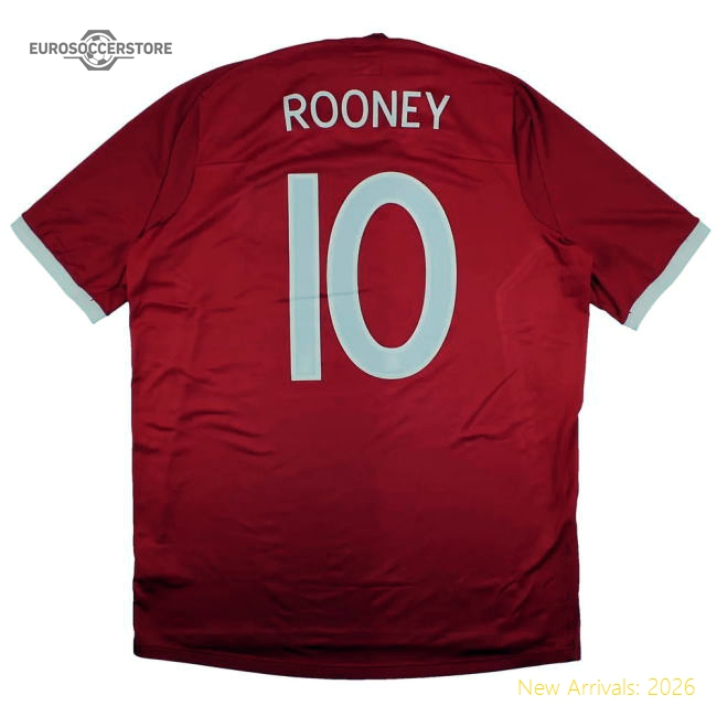 England 2010-11 Away Shirt (L) Rooney #10 (Very Good)
