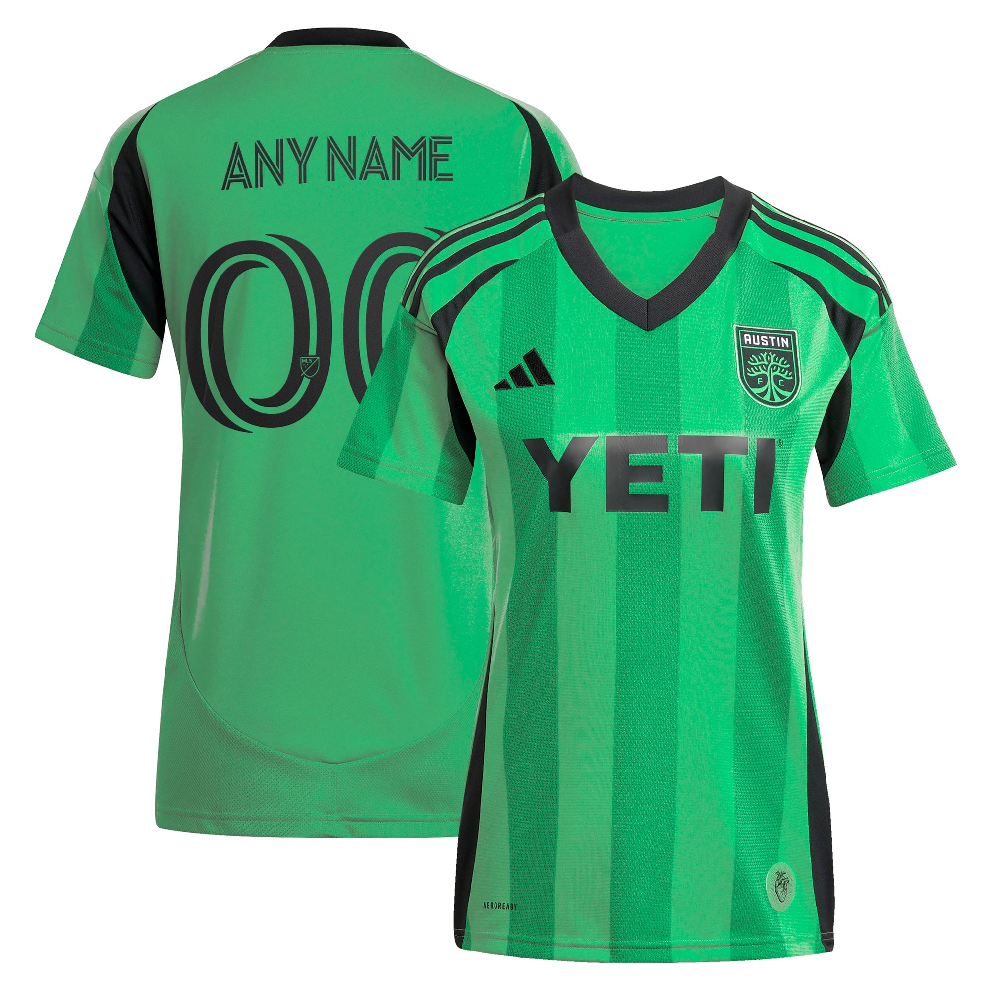 [SJH] Austin FC Youth 2025 The Heartbeat Kit Replica Custom Jersey - Green