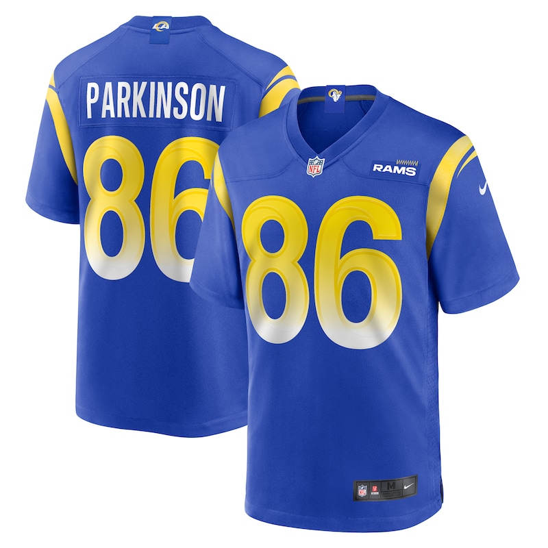 None Colby Parkinson LA Rams Championship Game-Ready Jersey Football A