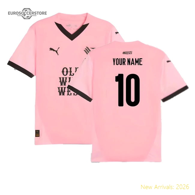 Exceptional 2024-2025 Palermo Fc Home Shirt (your Name)