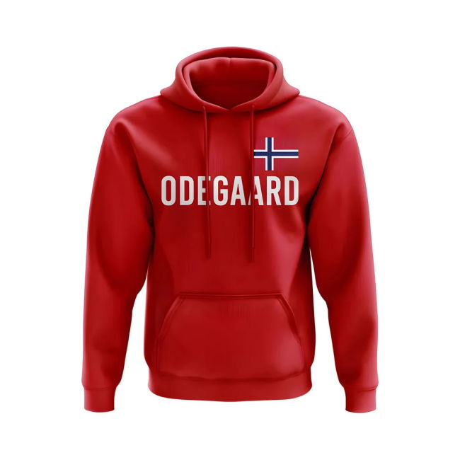 Martin Odegaard Norway Hoody (Red)