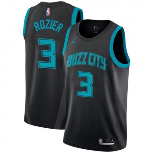 Nets Black Charlotte Hornets #3 Nike Jersey - On Sale Basketball Jersey