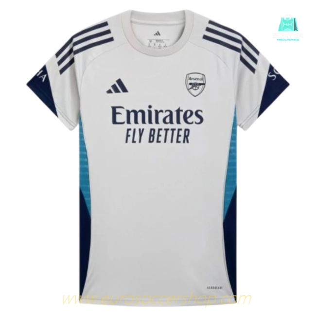 2025-2026 Arsenal Training Shirt (Grey Two) - Womens (Saka 7)