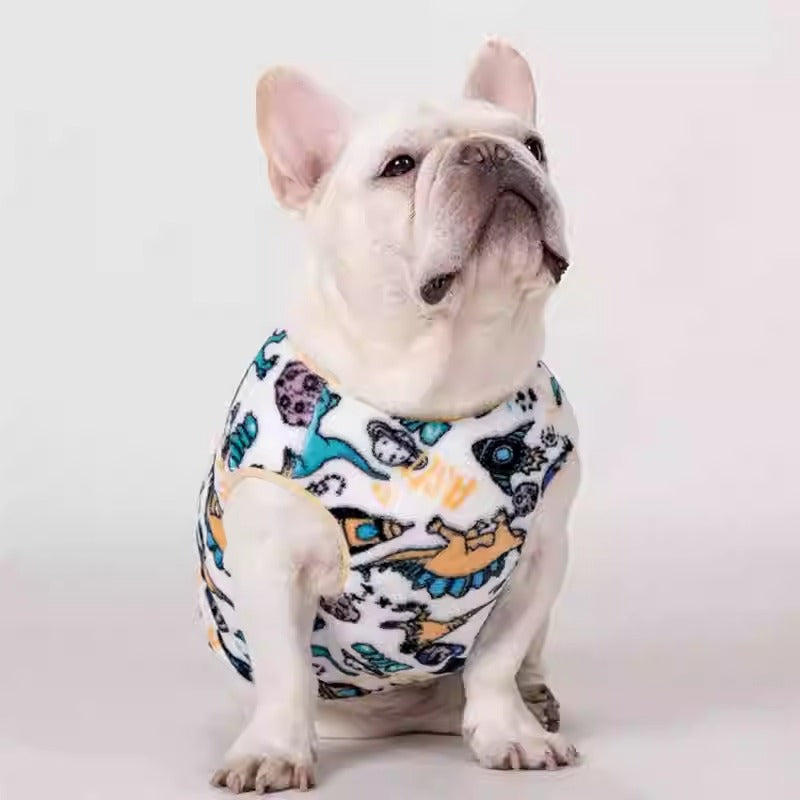 French Bulldog Snuggly Cozy Frenchie Fleece Pullover Thick Winter Pet