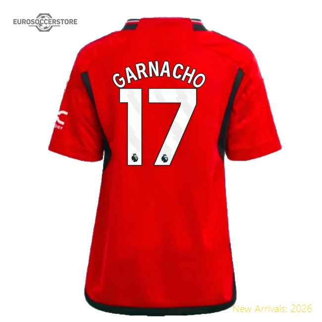 2023-2024 Man Utd Home Mini Kit (Garnacho 17) For Premier League Fans