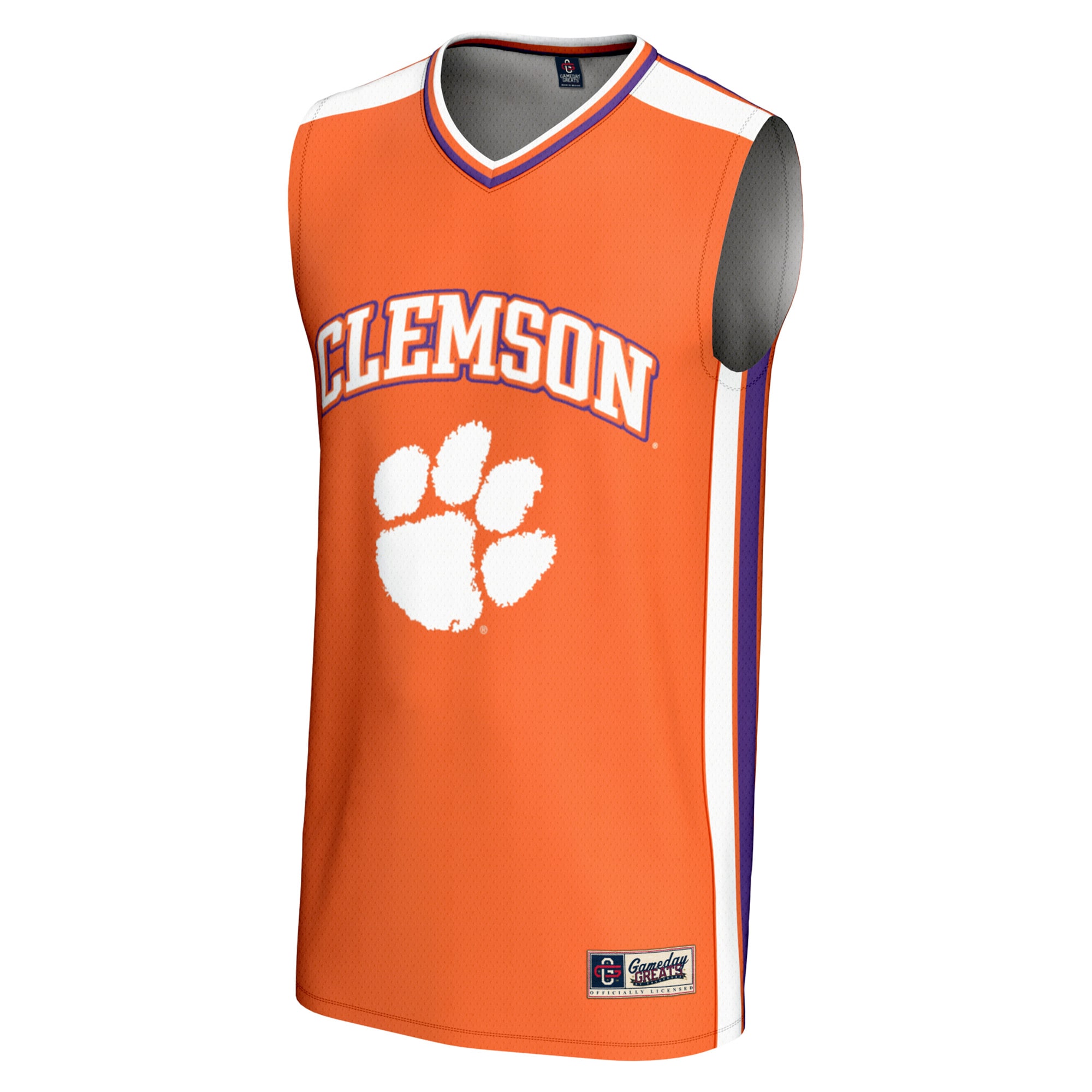 [DDG] Clemson Tigers GameDay Greats Youth Spirit Basketball Jersey - Orange