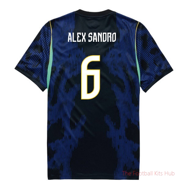 Fan Edition Pro Brazil 2026-2027 Away Shirt (Kids) (Alex Sandro 6)