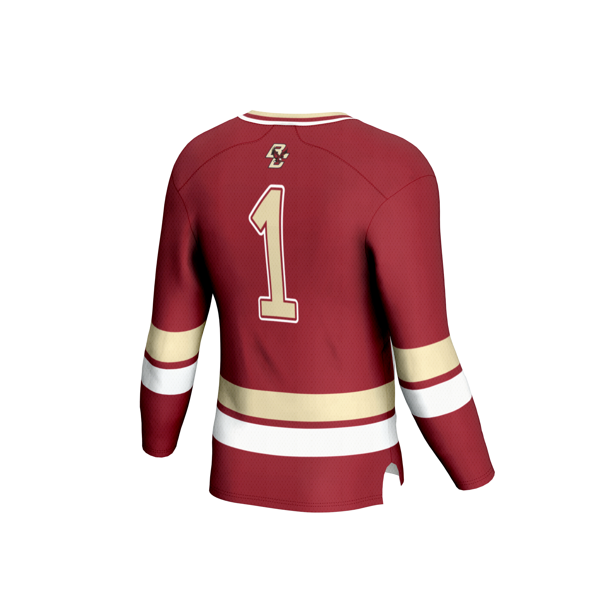 [NJP] Boston College Eagles Youth Lightweight Women's Hockey Team Fashion Jersey - Maroon