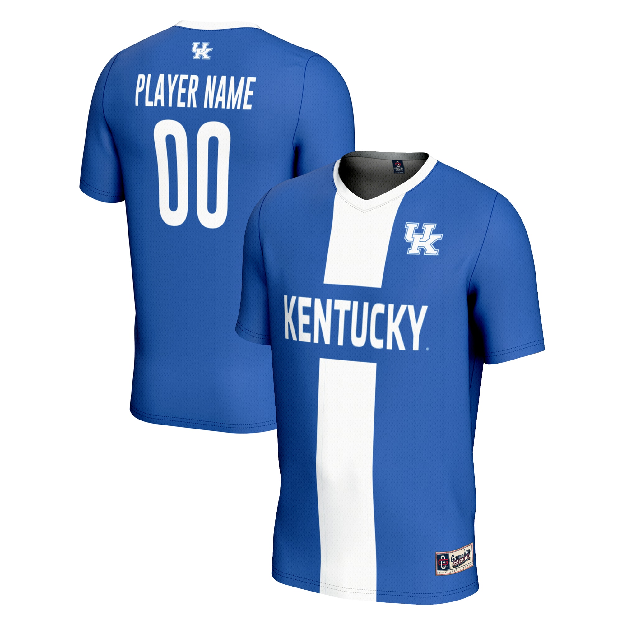 [NJP] Kentucky Wildcats GameDay Greats Unisex Pick-A-Player NIL Men's Soccer Jersey - Royal