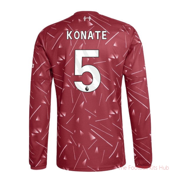 [JED] 2026-2027 Liverpool Long Sleeve Home Shirt Kids Konate 5