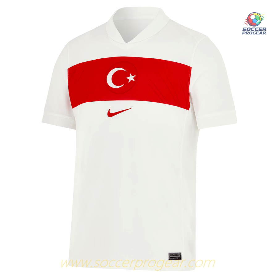 Türkiye Home Team Football Jersey 2024-25 Edition