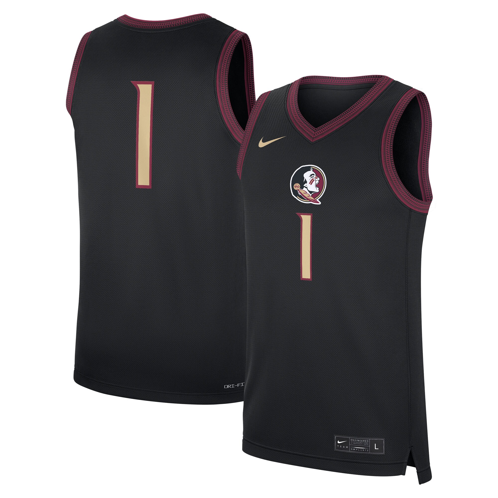 [DDG] Florida State Seminoles Alternate Replica Jersey - Black