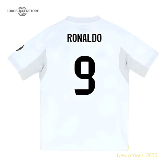 2025-2026 Real Madrid Home Youth Kit (ronaldo 9) - Fantastic Value