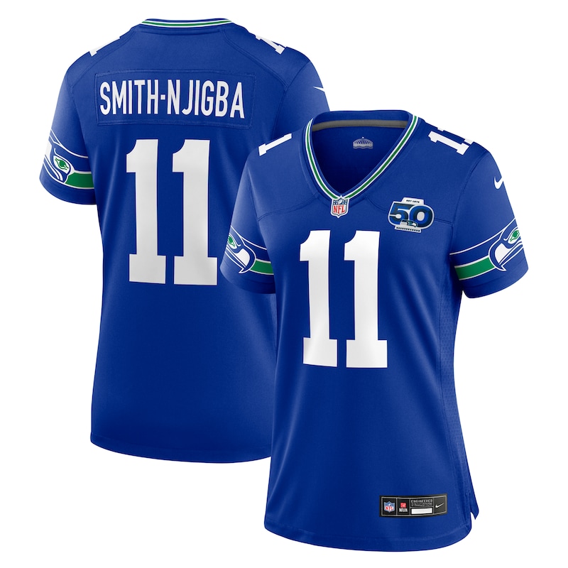 None Jaxon Smith-Njigba Seattle Seahawks Powerful Game Jersey