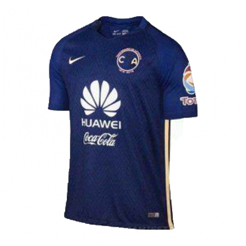 Club America Away 2016-17 Blue Soccer Jersey Shirt - Official Replica