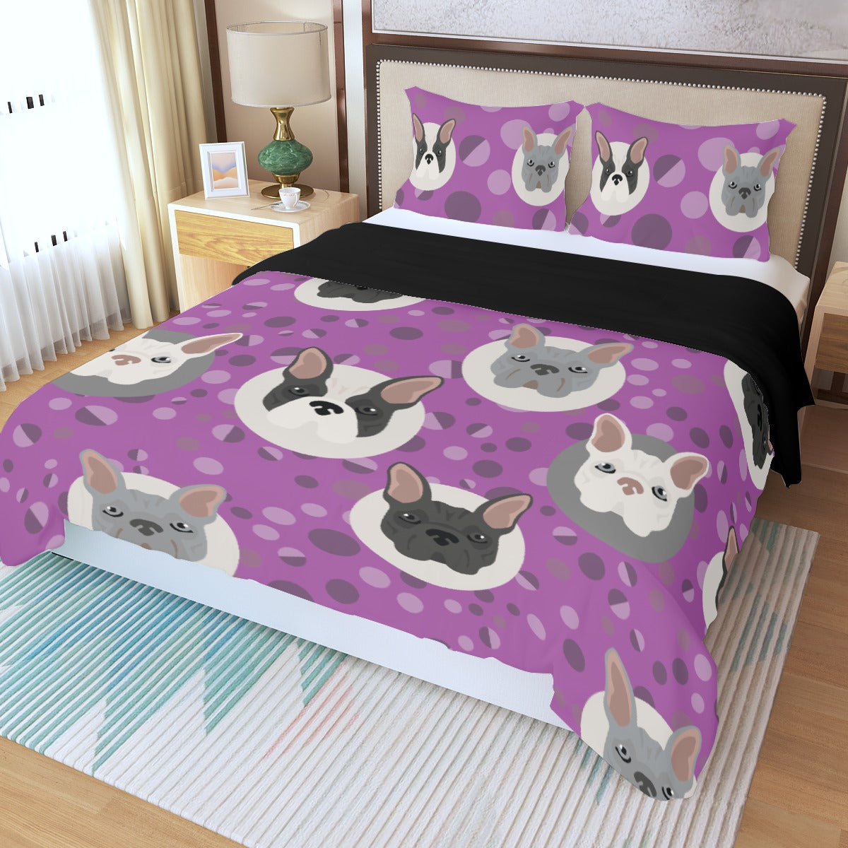 French Bulldog Henri Bedding Set Cute Frenchie Essential